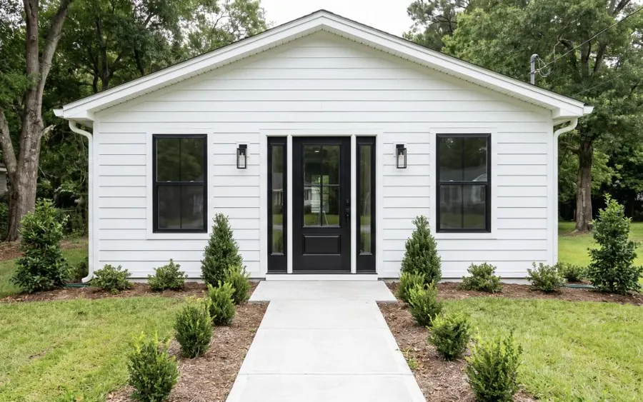 Concept render: front door & windows, North Charleston